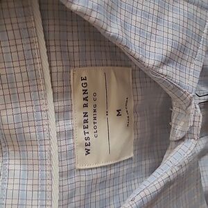 Western Range snap long sleeve shirt